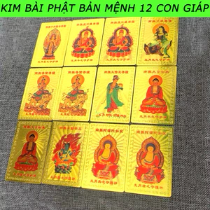 Thẻ Bài 2 mặt 12 con giáp