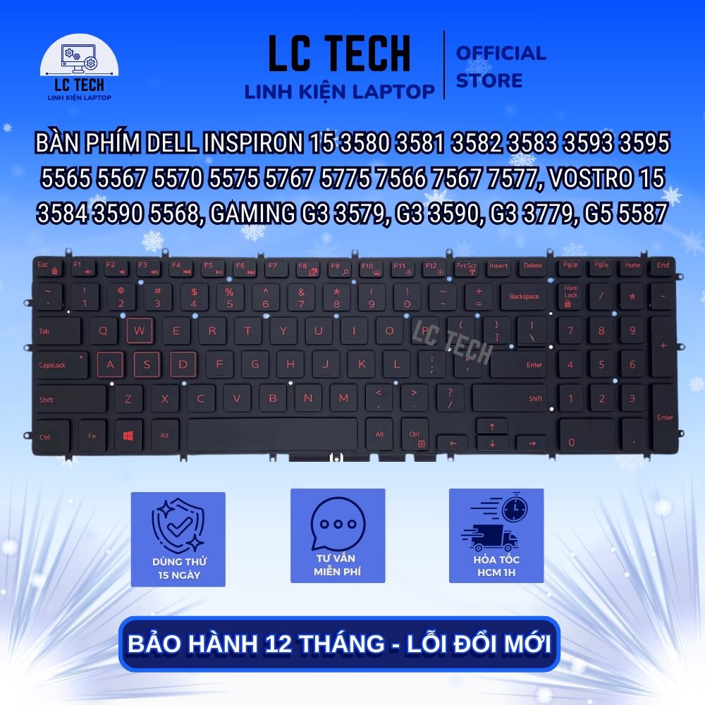 Price In SriLanka - Dell Inspiron 15 5565 5567 Laptop Keyboard - Foto 5