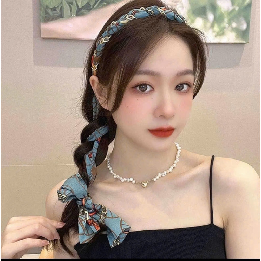 GWYN‌ Dây buộc tóc bằng vải Satin, Phụ nữ cổ điển Trang trí tóc thanh lịch Dây buộc tóc chống trượt