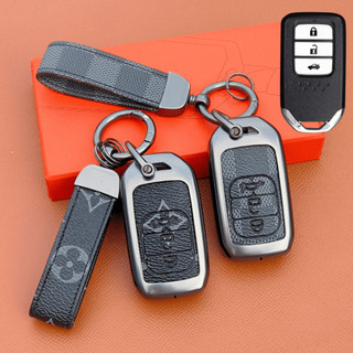 ốp chìa khóa honda city,ốp chìa khóa honda crv,3 NÚT BẤM City, CRV, BRV, CIVIC, ACCORD, CR-V chất liệu kim loại (ZH3)