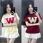 Áo Thun Tay Lỡ - Phông Nam Nữ Cotton Oversize- chữ W