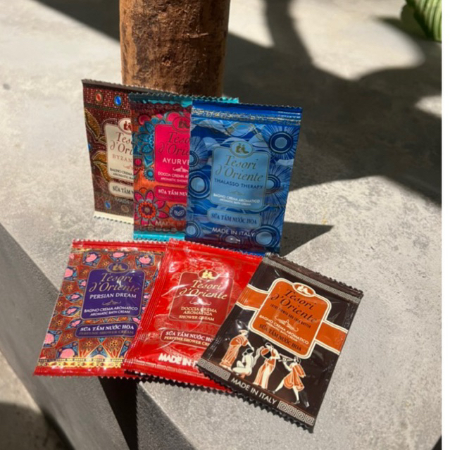 Sữa tắm Tesori 6 mùi dạng gói dây du lịch tiết kiệm 9ml gói [có mix mùi]