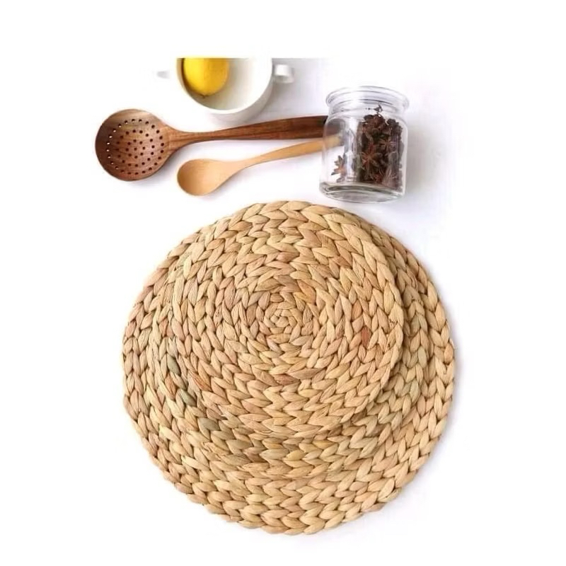 Tấm lót Lục Bình,Tấm lót từ vỏ Bắp Ngô. Đủ size 25cm,30cm,35cm.Hàng thủ công 100% từ thiên nhiên