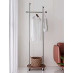 Giá kệ treo quần áo thép không gỉ giá để quần áo túi sách, mũ decor phòng ngủ, studio ,homestay có bánh xe di chuyển — ảnh 2