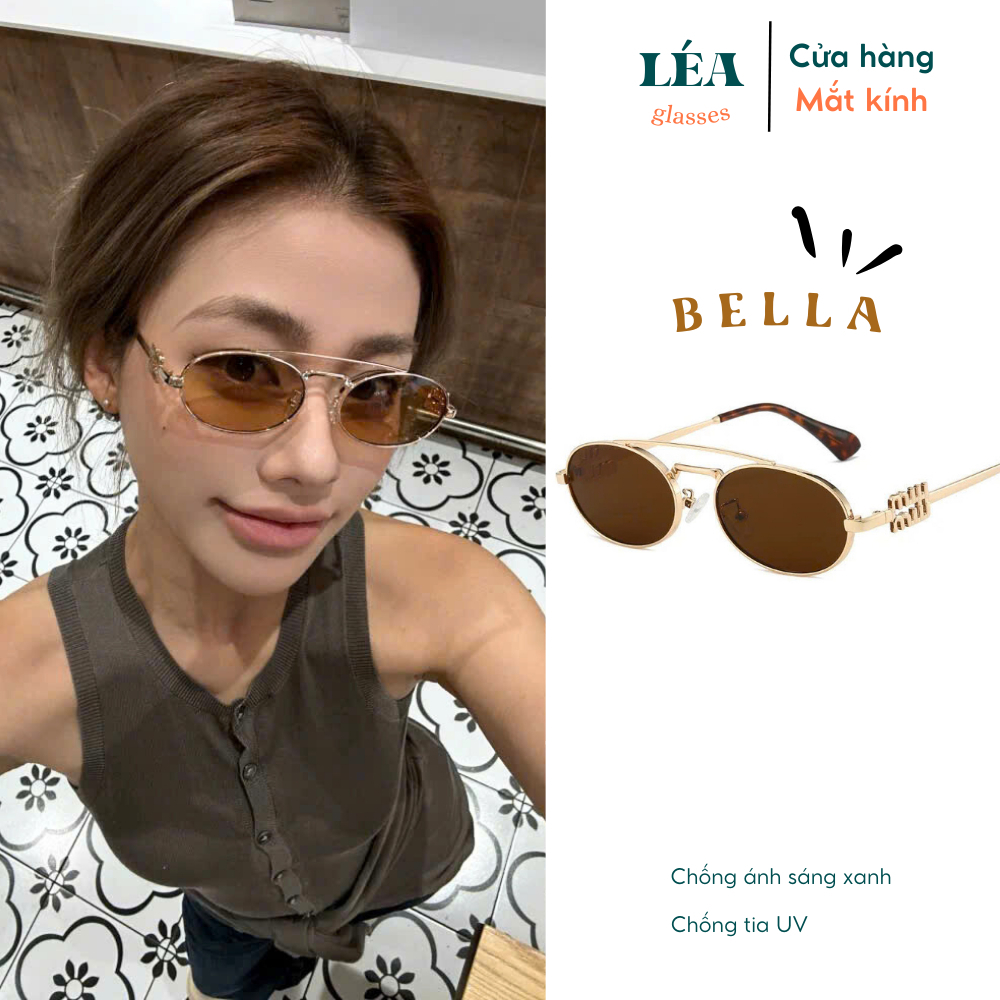 [LÉA GLASSES] Kính râm mát chuyên đi nắng BELLA Bayonetta Y2K cao cấp ...