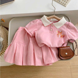 Set váy xếp ly baby three siêu hot dành cho bé gái 14-38kg ( có quần lót trong ) chất cotton mềm mịn thoáng mát