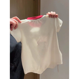 Bodysuit viền chó con cute dễ thương cotton mát mẻ mùa hè cho bé phong cách hàn quốc