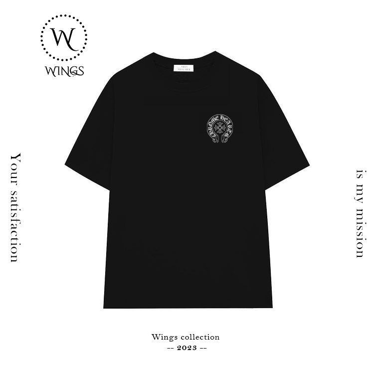 Áo Thun Unisex Chrome Hearts Form Rộng - Thiết Kế In Lưng Cực Chất