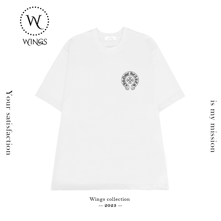 Áo Thun Unisex Chrome Hearts Form Rộng - Thiết Kế In Lưng Cực Chất