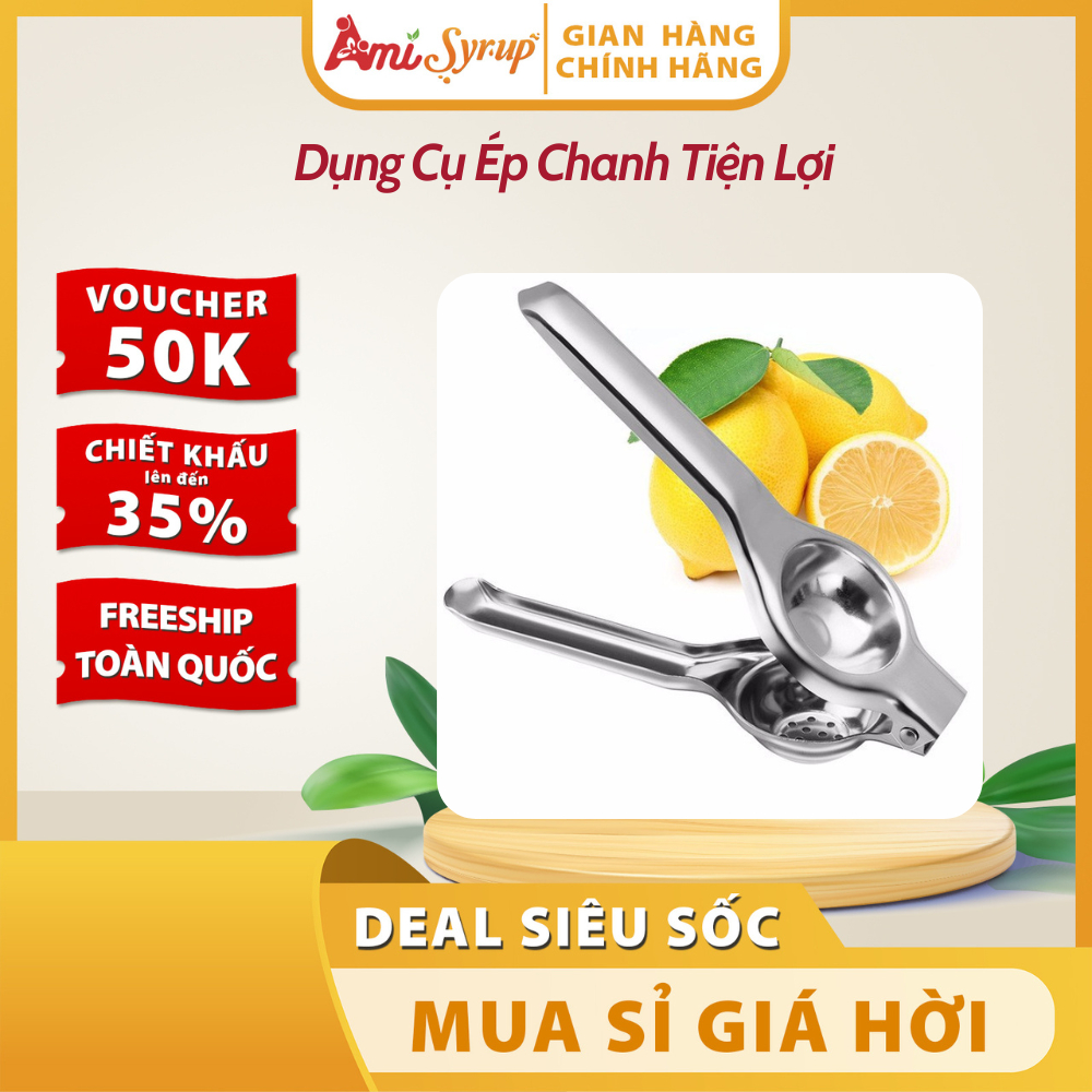 Dụng Cụ Ép Chanh Tiện Lợi – Vắt Kiệt Nước, Không Dính Tay