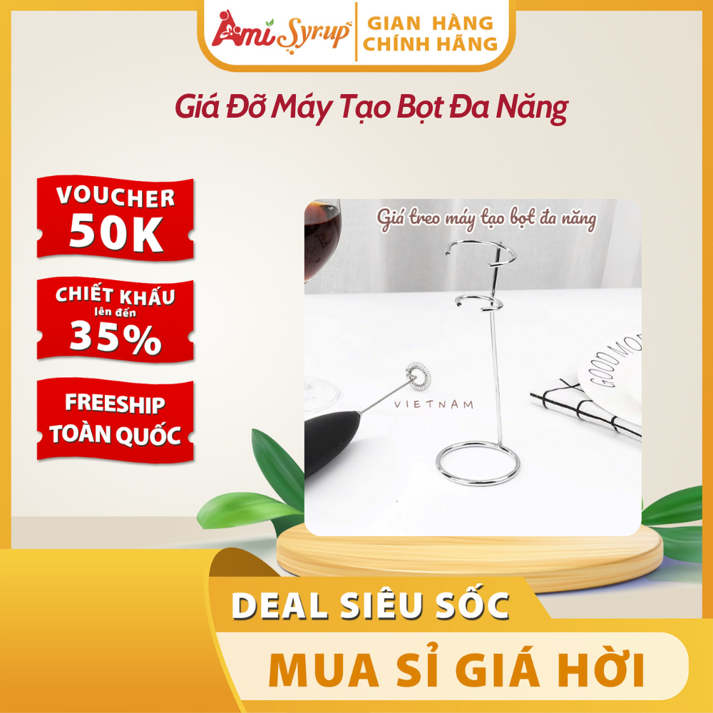 Giá Đỡ Máy Tạo Bọt Đa Năng - Gọn Gàng, Chắc Chắn, Tăng Tuổi Thọ Thiết Bị
