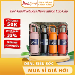 Bình Giữ Nhiệt Boss New Fashion Cao Cấp - Chất liệu inox 316, Có lưới lọc trà, Dung tích Đa dạng