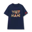 Áo Thun In Hình Việt Nam Ngực Áo Thể Hiện Tình Yêu Nước, Form Unisex, Chất Cotton 100% + Có Hộp