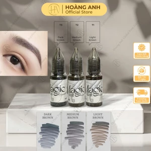 Mực Magic Colours Pigment By Hương Trà hairstrokes không trổ xanh dành cho chân mày 10ml 5ml