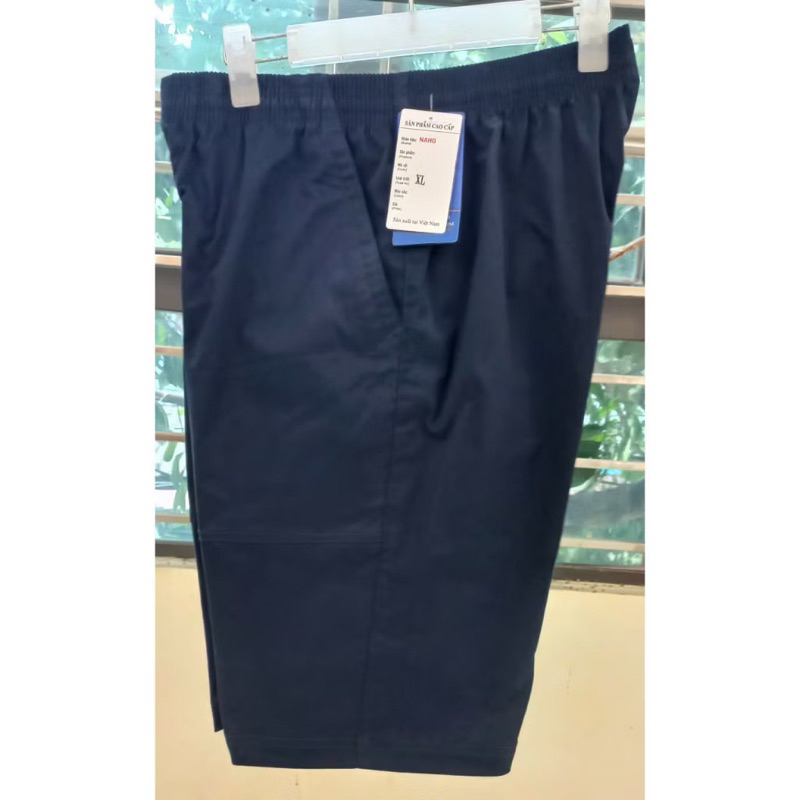 Quần short túi hộp nam trung niên si lửng chất kaki lưng thun co giãn from rộng thoải mái size từ 45kg-85kg