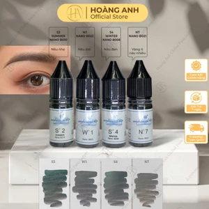 Mực Gh Chai Tròn Chuyên Kỹ Thuật HairStocke Điêu Khắc Sợi Hạt Chân Mày