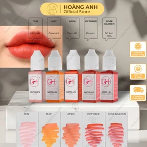 Mực Môi Nano Liquid gh chính hãng Mỹ - Mực hữu cơ GH phun môi đẹp siêu bám nhanh lên màu PXTM
