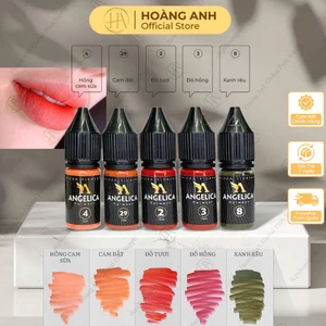 Mực xử lý ANGELICA HỮU CƠ NGA tem đen siêu bong chuyên dùng trong phun xăm