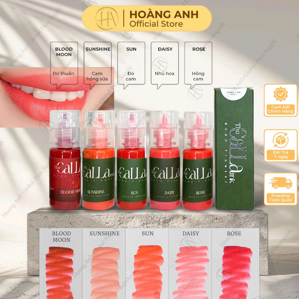 Calla Ink Pigment – Mực chuẩn xịn cho đôi môi rạng rỡ
