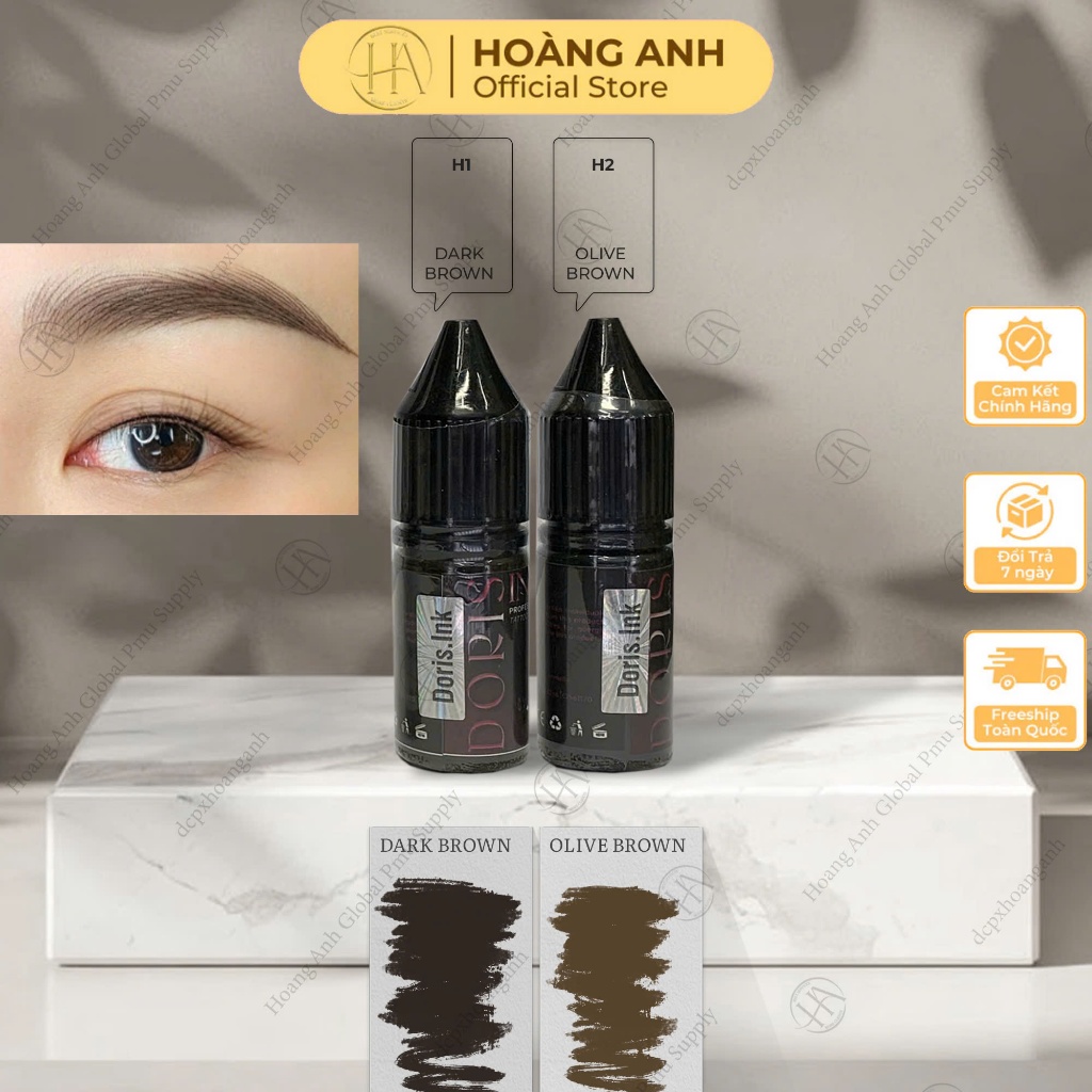 Mực H huỳnh hiển mẫu mới, giữ và bám màu - PMU Pigment