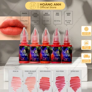 Mực Soft Ink phun môi đẹp chuẩn chính hãng MTH chai chiết 3.3ml 5ml Fullsize 10ml