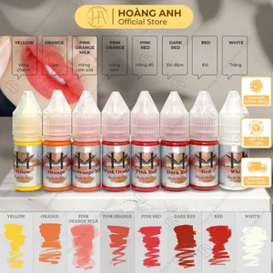 Mực bong đậm Hoa đào, hoa tít_Mực phun xăm_10ml,5ml