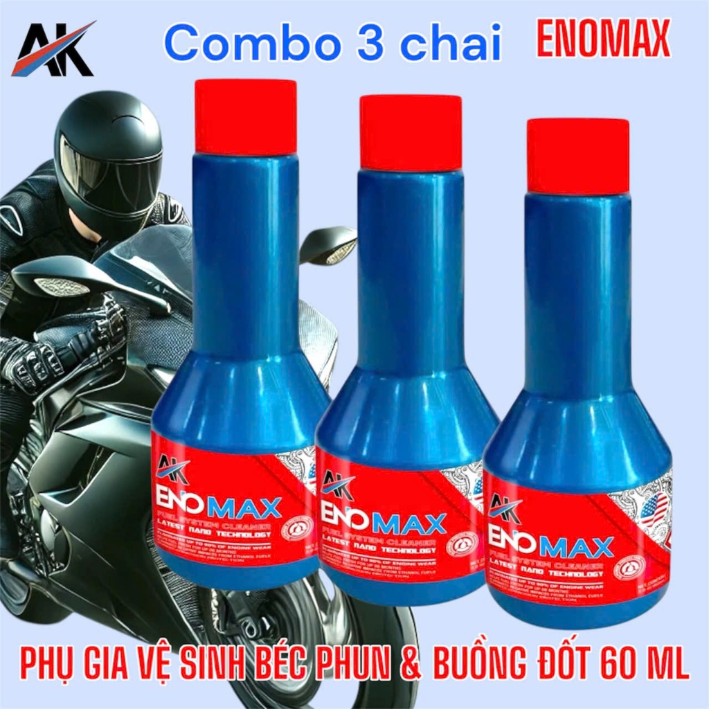 COMBO 3 CHAI PHỤ GIA VỆ SINH BÉC PHUN VÀ BUỒNG ĐỐT 60ML