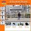 Nhà Bạt Rằn Ri 3M x 3M Quây Dày Thời Trang Che 3 Mặt, 4 Mặt