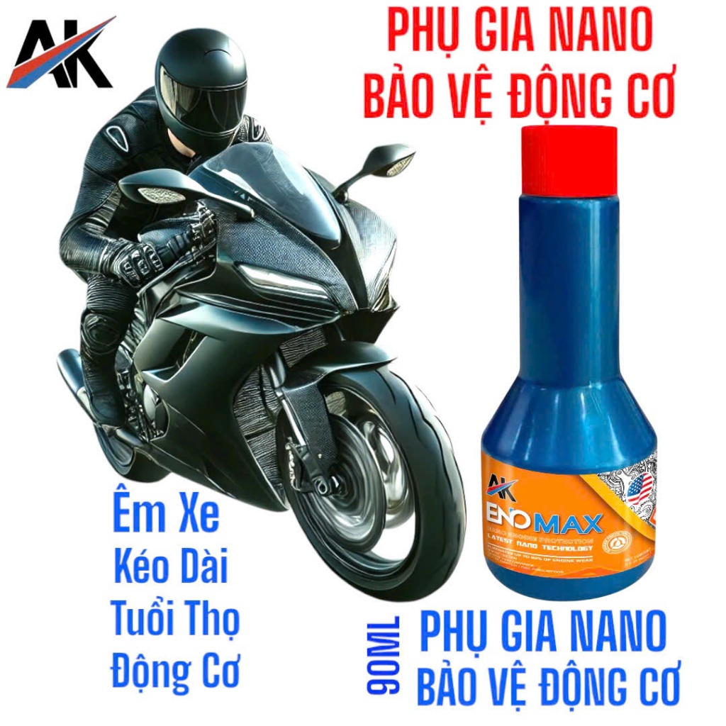 PHỤ GIA NANO ENOMAX BẢO VỆ ĐỘNG CƠ 90ML