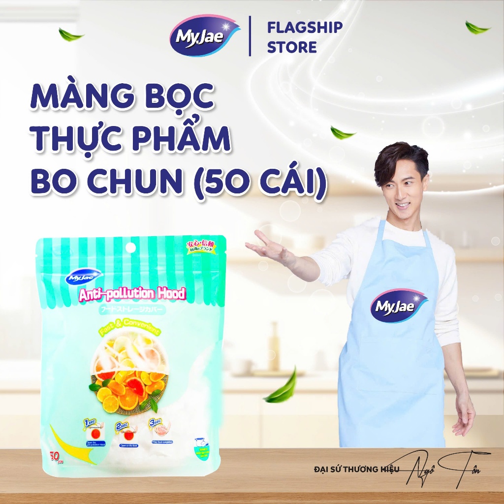 COMBO 4 Bịch Màng Bọc Thực Phẩm Bo Chun MyJae (1 Bịch 50 Cái)