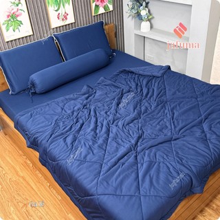 Chăn ga gối đệm 5 món thun lạnh JAFUMA bo chun 1m 1m2 1m4 1m6 1m8 2m2 |ga giường bộ 5 món kèm mền