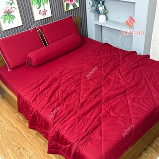Chăn ga gối đệm 5 món thun lạnh JAFUMA bo chun 1m 1m2 1m4 1m6 1m8 2m2 |ga giường bộ 5 món kèm mền