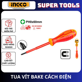 ĐỒ NGHỀ INGCO Tua vít bake cách điện HISD81PH060 - HISD81PH180 - HISD81PH2100 - HISD81PZ2100 (Cam kết Chính Hãng 100%)