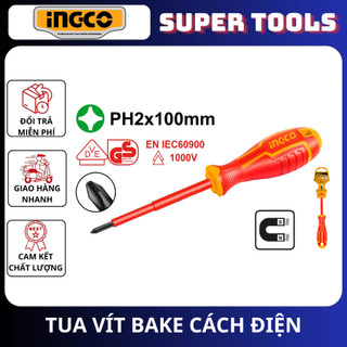 ĐỒ NGHỀ INGCO Tua vít bake cách điện HISD81PH060 - HISD81PH180 - HISD81PH2100 - HISD81PZ2100 (Cam kết Chính Hãng 100%)