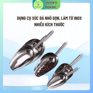 Dụng cụ xúc đá Số 3: 26x9.5cm - xẻng xúc đá inox không gỉ nhiều kích thước Số 3: 26x9.5cm