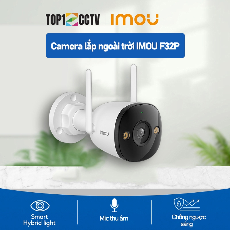Camera IP Wifi Ngoài Trời IMOU F32P 2K 3MP, Phát Hiện Chuyển Động, Mic ...
