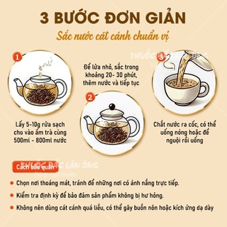 Cát cánh khô 100g, củ cát cánh nguyên củ, giúp giảm ho, tiêu đờm, bổ phế, tốt cho hệ hô hấp