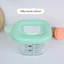 Hộp Trữ Ăn Dặm Thủy Tinh Có Vạch Chia, Trữ Đông Thuỷ Tinh An Toàn Cho Bé Dễ Vệ Sinh