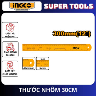 ĐỒ NGHỀ INGCO Thước nhôm 30cm HSR23002