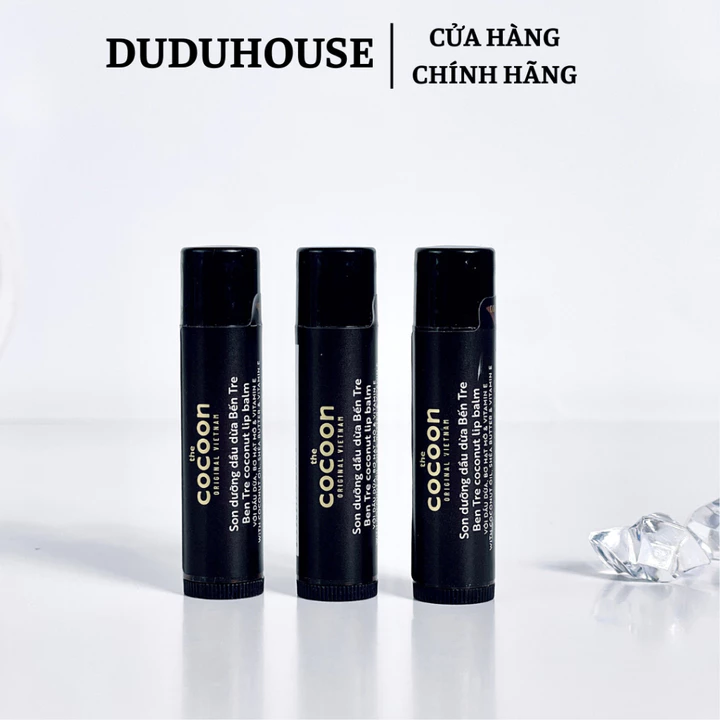 Son Dưỡng Dầu Dừa Bến Tre Cocoon Ben Tre Coconut Lip Balm 5g