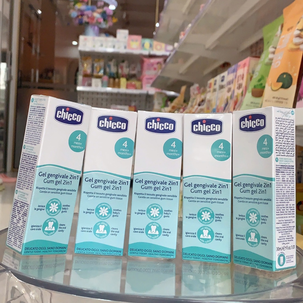 Gel Bôi Lợi Chicco Cho Bé Chuẩn Bị Mọc Răng Giúp Làm Sạch Miệng, Giảm Sưng Đau Cycybabyhome SSĐT