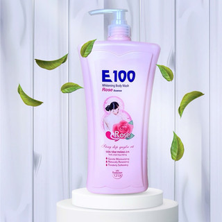 SỮA TẮM Trắng Da E100 Hoa Hồng 1.2 kg - Chính Hãng