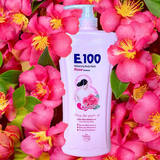 SỮA TẮM Trắng Da E100 Hoa Hồng 1.2 kg - Chính Hãng