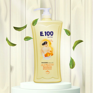 SỮA TẮM Trắng Da E100 Hoa Hồng 1.2 kg - Chính Hãng