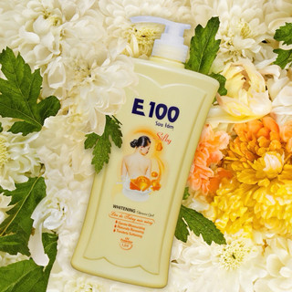 SỮA TẮM Trắng Da E100 Hoa Hồng 1.2 kg - Chính Hãng