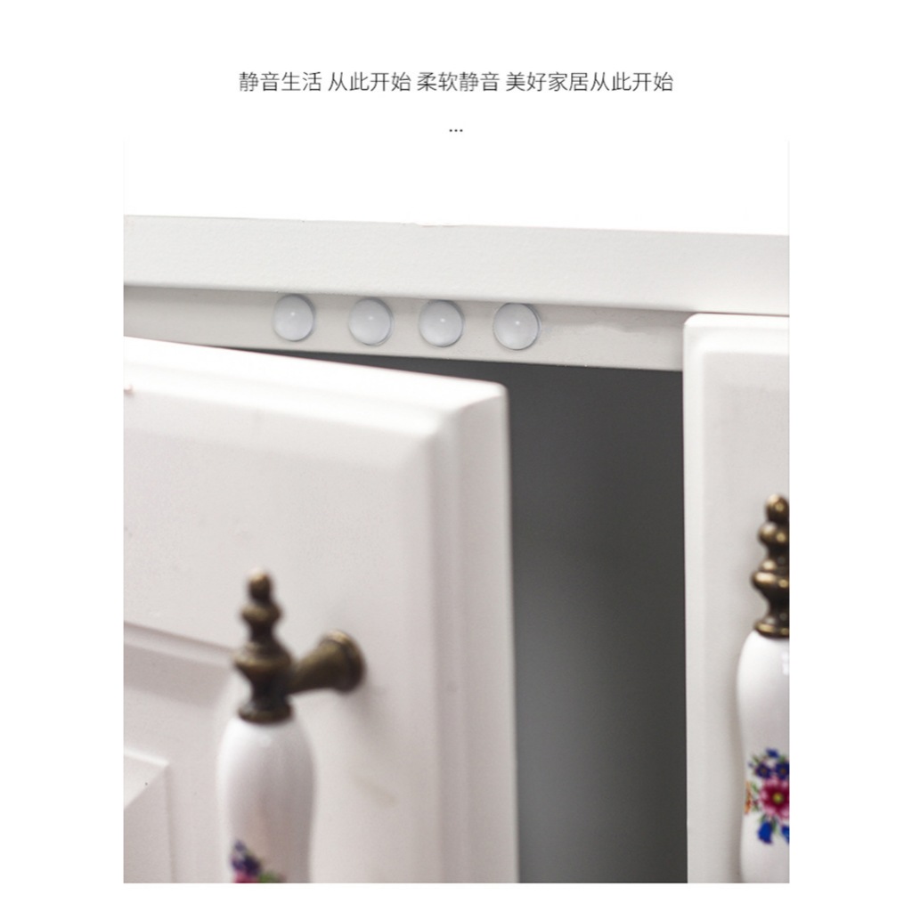 Combo 20 núm cao su chống trượt kính – Miếng dán cố định mặt bàn, giảm va đập, chống ồn jp 309