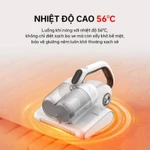 Máy hút bụi giường nệm có dây AQUA AQS-CMP105R(W)-VN - Công suất 400W, Lực hút 14K PA, Đèn UV diệt khuẩn, Bảo hành 12 th — ảnh 2
