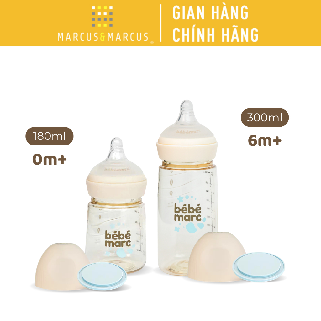 Ảnh Bình Sữa PPSU Kháng Khuẩn bébémarc  – An Toàn Tự Nhiên (Size 180ml, 300ml) 1