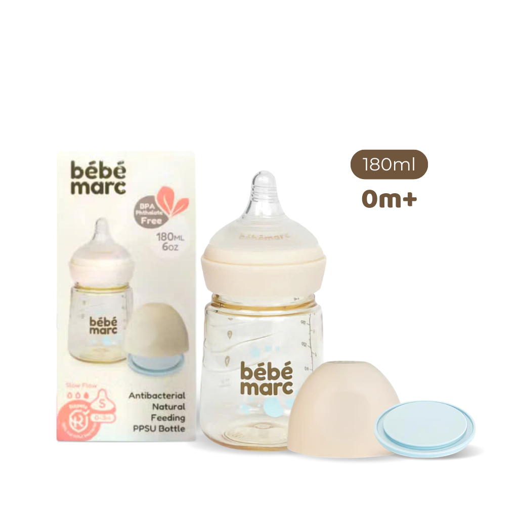 Ảnh Bình Sữa PPSU Kháng Khuẩn bébémarc  – An Toàn Tự Nhiên (Size 180ml, 300ml) 2