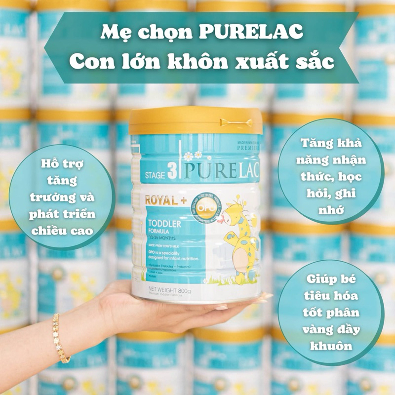 SỮA BỘT PURELAC SỐ 3_850GR | Shopee Việt Nam
